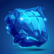 Plastic pixel colorful dimensional element sparkle object