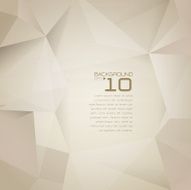 Polygonal design Abstract geometrical background N9