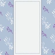 Wedding card or invitation with unusual hand drawn zentangle elements