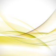abstract elegant green wave background vector illustration