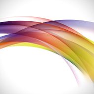 abstract elegant colorful curve background vector illustration