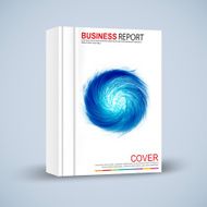 Modern abstract book vector design template