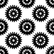 Machine gears and pinions seamless pattern N2