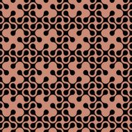 Abstract curved geometric seamless pattern