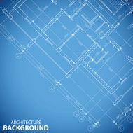 Unique building plan background