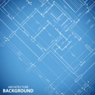 Blueprint building plan background