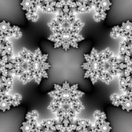 Seamless monochromatic fractal with spider texture N2