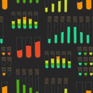 Seamless texture Set equalizer in the form of tubes Music
