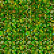 Abstract pixel background green yellow khaki camouflage pattern Vector