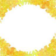 Yellow watercolor frame N3
