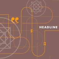 Vector orange lines on a beautiful brown background N2