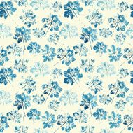 watercolor pattern of leaves seamless texture background N16