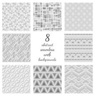 Set Of Abstract Seamless Web Backgrounds