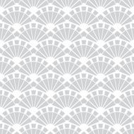 Vector Gray Fans Texture Seamless Pattern