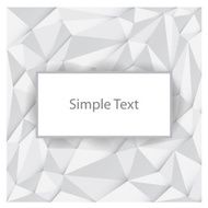 Polygonal (low poly) Abstract Mosaic Background Vector illustration