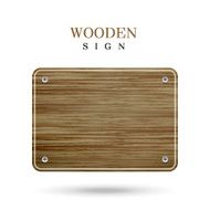 Blank Wooden Sign N3