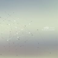 Abstract Background with Dots Array and Lines N2