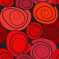 Red abstract sealmless pattern N2
