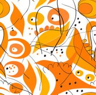 Cute colorful pattern with different shapes N2