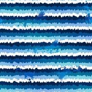 Dark blue grunge paint stripes seamless pattern