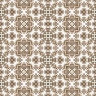 Seamless kaleidoscope texture or pattern in brown 3