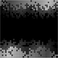 Abstract background with black and white pixels