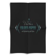 Folded Paper Template
