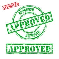 Rubber stamp design APPROVED