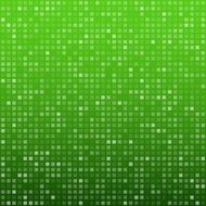 Squares green technology pattern