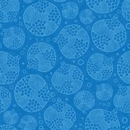 Vector aquatic abstract bubbles texture seambless pattern N2