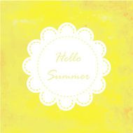 yellow light and dark paint watercolor vintage isolate N2