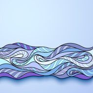 Decorative ornamental pattern background N17