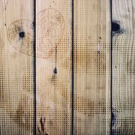 Dots pattern and heart on a wooden texture