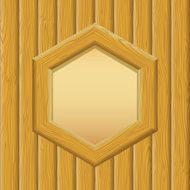 Wooden Framework with Paper on a Wall N3