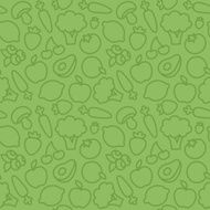 Fruit and vegetable pattern N3