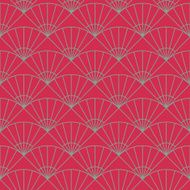 Plain fan pattern Based on Traditional Japanese Embroidery