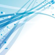 Blue abstract wave background circle vector Christmas illustration N2