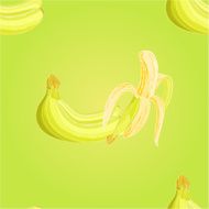 Seamless texture of bananas vector