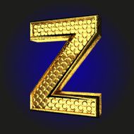 z golden letter