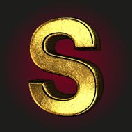 s letter of gold