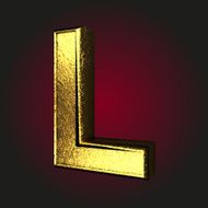 l letter of gold