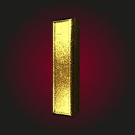 i letter of gold