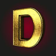 d letter of gold