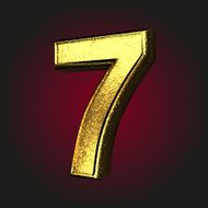 7 letter of gold