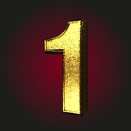 1 letter of gold