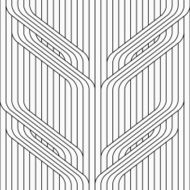 Flat gray with tree branches on continues stripes N2