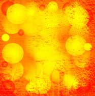 abstract orange and yellow grunge background