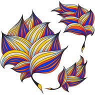 Rainbow leaves