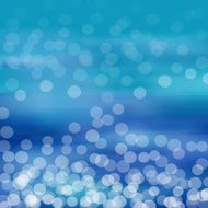 Lights on blue background