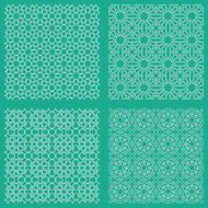 Abstract seamless traditional arabian patterns N2